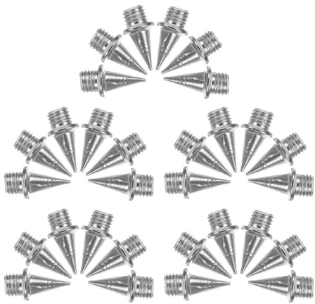 Beaupretty Clavos de Repuesto para Zapatillas Clavos Atletismo de Acero Duro 30 Piezas para Carreras de Velocidad en Pista Mejoran el Agarre en Sprints y Saltos