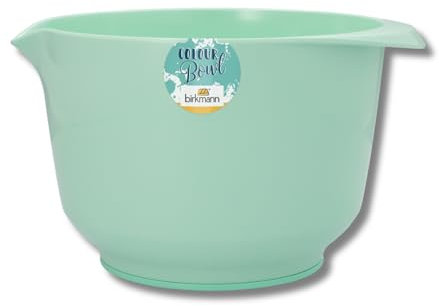 Birkmann, Colour Bowls, Rühr- und Servierschüssel, 3,0 Liter, kratzfest, standfest, nachhaltig, türkis
