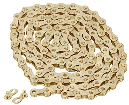 Alomejor Fahrradkette Einstellbare Freilauf-Schaltkette für Fahrrad Mountain Road Bike 9 Speed Chain Zubehör