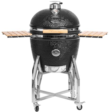 Yakiniku Kamado Y220000 - Barbacoa de cerámica XL (22, con estructura)