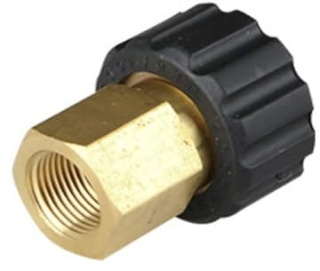 1 x Hochdruckreiniger-Adapter-Set, 3/8 Zoll weiblich auf M22 weiblich, Schnell-Gartenschlauchanschluss (14 mm Stecker)