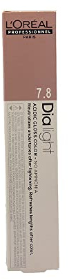 L'Oréal Professionnel DiaLight 7.8 Coloración Rubio Moka Sin Amoniaco, 50ml