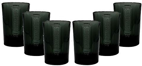 Mixcompany.de Bar & Glas Jägermeister Gläser Set schwarz - 6 Shotgläser 2cl geeicht