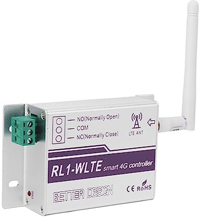 Smart Relay Switch, 100-240 V 4G Relè Trasmettitore e Ricevitore Wireless Remoto Apriporta GSM Portatile con Interruttore On/off Remoto per Controllo Industriale e Sicurezza