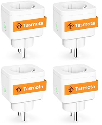 Refoss Presa di Corrente Tasmota, Presa WiFi per la Misurazione del Consumo e Della Produzione di Elettricità, ESP8266, Compatibile con Google Home Assistant, IoBroker, Alexa, MQTT, Domoticz, 16A