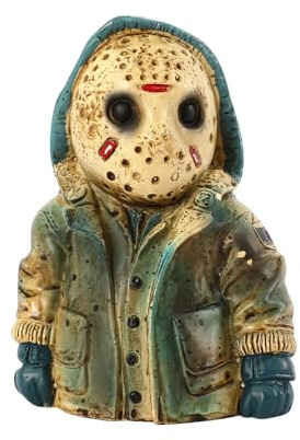 brableewear Horror Movie Gnomes Halloween Zombie Statues Decor Horror Killer Set Horror Action Figures Clown Pinhead Halloween Decor