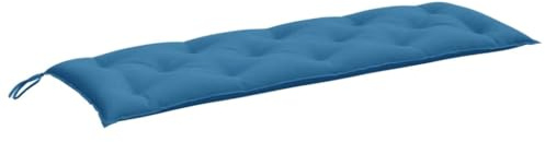 vidaXL Bankauflage, Polsterauflage Auflage für Gartenbank, Bankkissen Bankpolster, Polster Sitzkissen für Sitzbank, Melange Blau 150x50x7cm Stoff