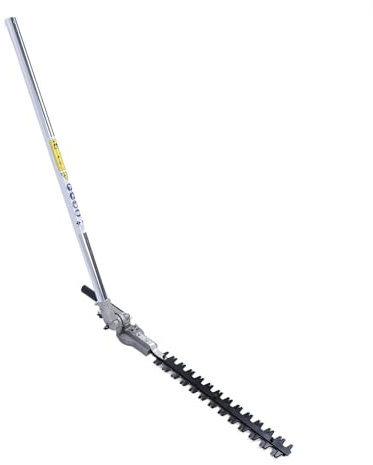 LOCADENCE Sierras de pértiga, Cabezales de Cortasetos con Poste de extensión, podadora de árboles Profesional de Alta eficiencia, Accesorio Ajustable para Cortar césped (26 * 9mm)