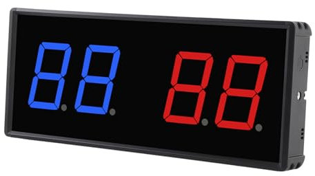 Garsent Elektronische Anzeigetafel mit Fernbedienung, LED Digital Cornhole Score Keeper mit Stativ, Score/Timer/Countdown/Stoppuhr für den Hinterhof Rasenplatten -Tischspiel Indoor Outdoor