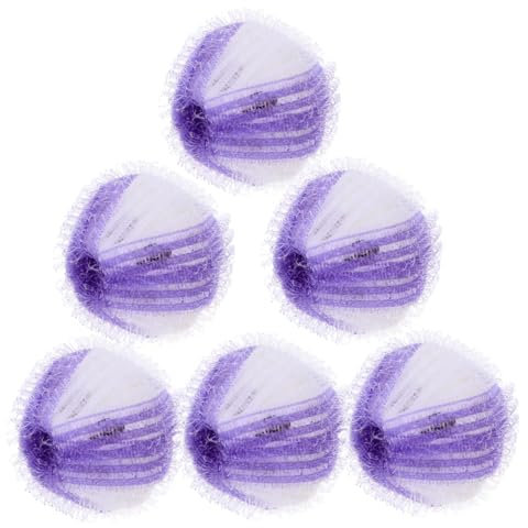 HOMSFOU 6pcs Laundry Pet Hair Remover Balls Washable Cleaning Balls Washer Lint Catcher and Tangle Design Pet Hair Remover for Laundry