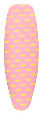 Swan x Lynsey Large Ironing Board Cover, Reflective Technology, Metallised Cotton, Fitted Design, Pink