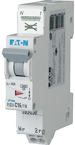 Eaton Leitungsschutzschalter Typ C, Pol 1P+N 20A DIN-Schienen-Montage