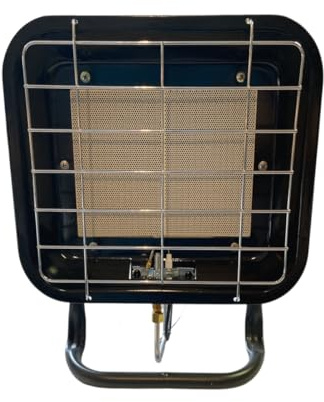 Chauffage gaz radiant avec socle et sécurité CO2