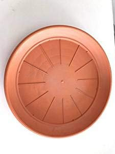 Pebshop - Pot ou soucoupe ronde en terre cuite festonnée sottovaso Ø 43x6H cm. x vaso Ø 50 cm.