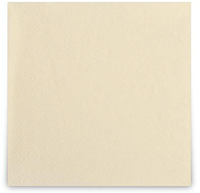 Cocktail-Servietten, 2-lagig, 24 x 24 cm, Inhalt 300 St, für jeden Anlass, jeweils abgestimmt auf Einrichtung und Dekoration, für Gastronomie und Zuhause, creme