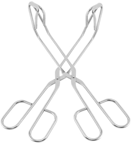2stücke Ergonomische Edelstahl Lebensmittelzangen Multifunktionale Grillzange Für Bbq Toast Und Küche Hitzebeständig Und Rutschfest