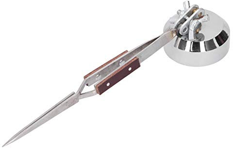 Base de Tercera Mano con Pinzas, Pinzas para Soldar, Aficionados Duraderos a la Joyería (boca recta)