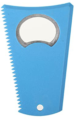 wisoolkic Peigne planche de surf cire ferraille planche auto-assemblage universel pratique professionnel décapant outils accessoires Sports nautiques en plein air, Bleu