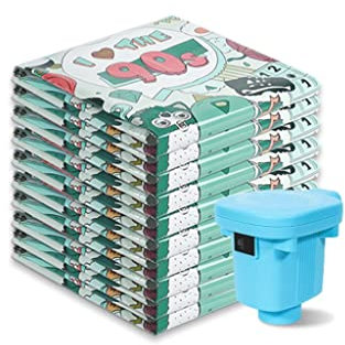 Samnuerly Platzsparende Beutel Vakuumierbeutel zur Aufbewahrung von Kleidung mit elektrischer Pumpe/Handpumpe Platzsparende Beutel 80% mehr Stauraum 10er-Pack Beutel (Elektropumpe extra groß)