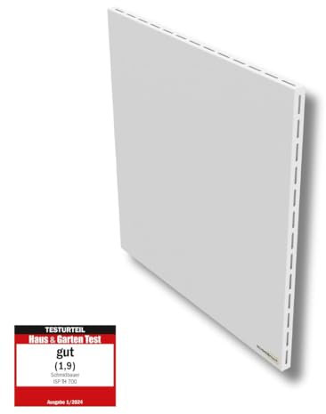 SCHMIDBAUER® Infrarotheizung Hybrid 450 Watt - Ein/Aus-schalter - Infrarottechnik mit Raumluft-Konvektion - Elektroheizung - Direktheizung