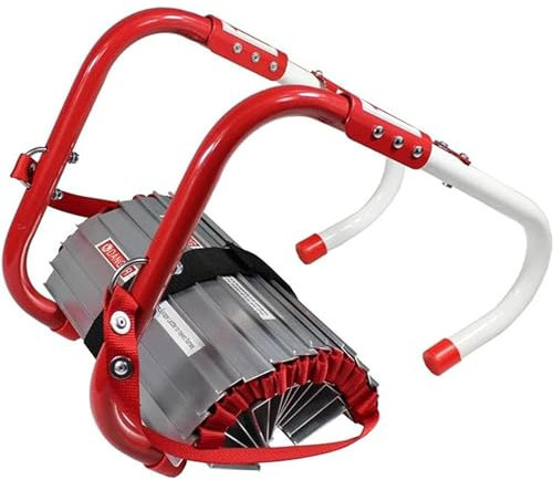 RayGenius Feuerleiter Strickleiter Rettungsleiter FüR NotfäLle, Fluchtleiter Strickleiter Rettungsseilleiter Sicherheitsleiter Notausstiegsleitern,7.5m (295.28 Zoll),4M/13FT