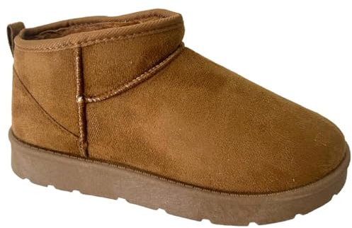 sole london LADIES FLAT WARM WOMENS WINTER FAUX FUR LINED ANKLE SHOES BOOTS