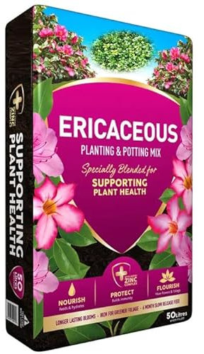 Ericaceous Compost 46L – Specialist Acidic Planting Mix for Rhododendrons, Azaleas, Camellias & Blueberries