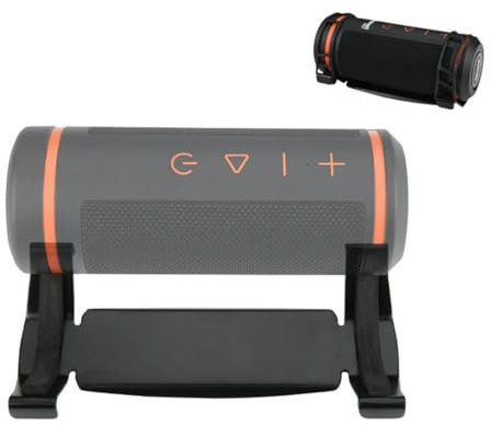 XBERSTAR Lautsprecher-Autohalterung für JBL Flip4 / Flip5 / Flip6 Bluetooth-Lautsprecher, Metall-Lautsprecherhalterung, Auto-Fahrplattform, Lautsprecherhalterung (schwarz)