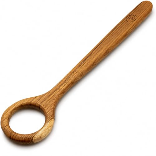 FAAY 13 Dough Whisk, 100% Healthy Teak Kitchen Utensils for Bread Mixing, Sourdough, Batter Preparation, Baking, and Cooking Tools
