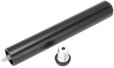 Keenso Pool Extension, 8 Inch Billiards Pool Extension 9 Balls Billiards Butt End Extender Billiard Accessories Aluminum
