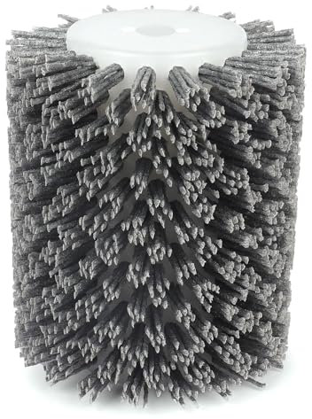 Shineboc Spazzole Abrasive, 120 Grana 120x100mm Spazzola Nylon, Spazzola per Lucidatura Lavorazione Drum Brush per Legno, Metallo E Metalli Non Ferrosi