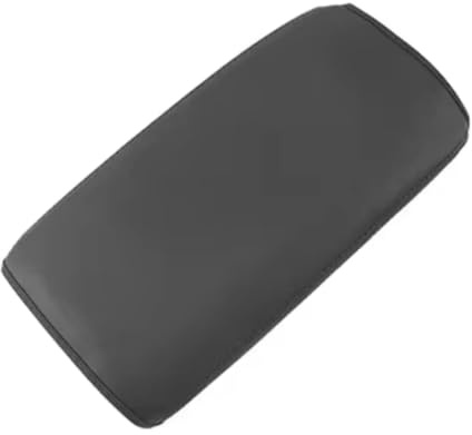 LJRHYEH Adatto per Honda CR-V 2023 2024 2025, copertura per console centrale, copertura per bracciolo auto, accessori per auto (nero, pelle)