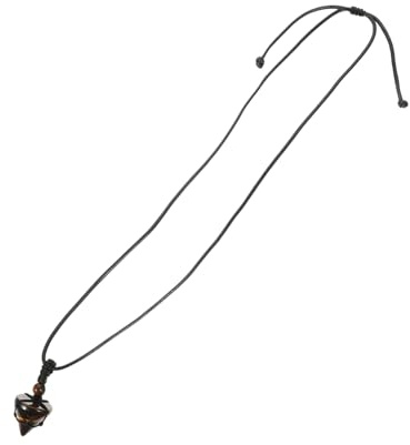 LOORGVEL Seilwickelanhänger Amethyst-Halskette Edelstein-Halskette Ketten Zur Schmuckherstellung Halskettenschnur Dekorativer Steinanhänger Halskettenanhänger Boho-Schmuck