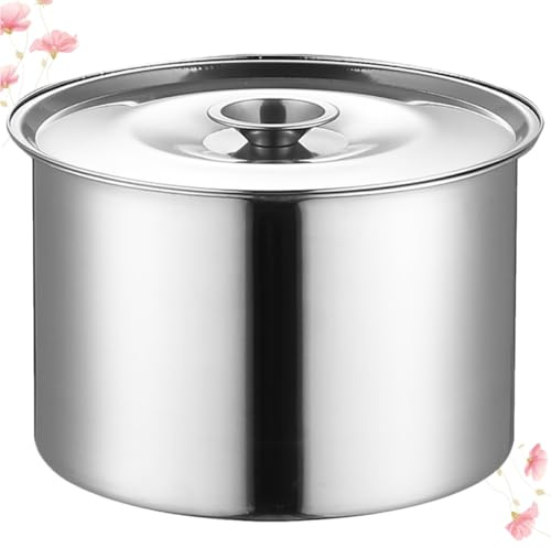 LIGIGWASH Contenedor para Sal de Acero Inoxidable con Tapa Bote para Condimentos Seguro y Versátil Almacenamiento para Cocina Hogar y Restaurante