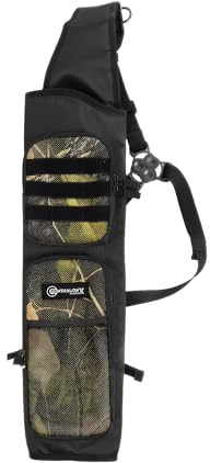 BEARPAW PRODUCTS Penthalon GuardX Polyester Bogenpfeilköcher, Rückenköcher, Schwarz/Schwarz-Camo/Schwarz-Grau, 55 x 16 x 6 cm, Universalgröße