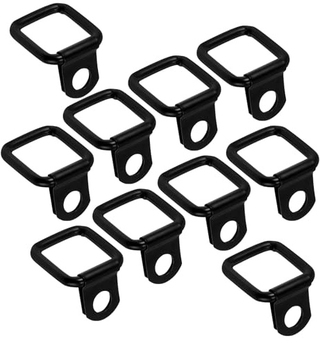 JECOMPRIS Lot de 8 Ancres D'arrimage Métalliques, Points D'ancrage pour Coffre et Plateau de Camion, Accessoires Robustes pour Sécurisation de Chargement Automobile et Remorque