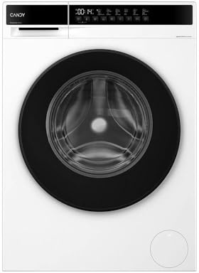 Candy - EY48SB8-8KG Load Capacity - 1400 RPM - A Rated - Delay Timer - 12 Wash Programmes - White Freestanding Washing Machine - White - Height x Width x Depth (cm) - 85x59x53