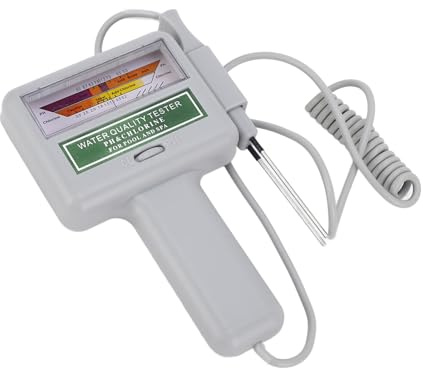 Wasserqualitätstest PH-Chlortest, Schwimmbadwasser-PH-Tester, PH-Meter, Schwimmbad mit Chlormessgerät, Trinkwasser, Aquarium