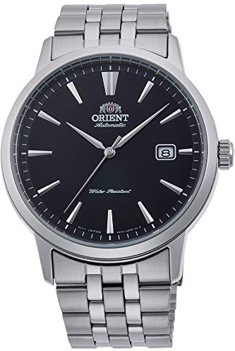 Orient Herren Analog Automatik Uhr mit Edelstahl Armband RA-AC0F01B10B