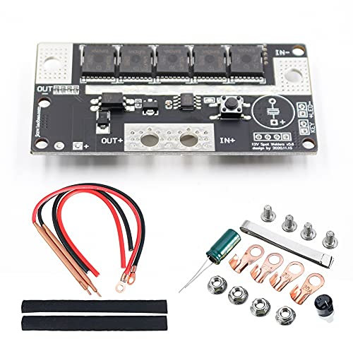 VISLONE Punktschweißgeräte, Punktschweißmaschine 12V DIY Tragbare Punktschweißmaschine Batteriespeicher Leiterplatte Schweißgerät Punktschweißgeräte für 18650 26650