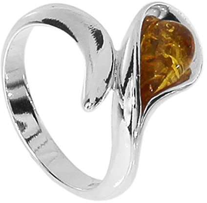 Ring - Jeanne - Silber 925/000 - Bernstein