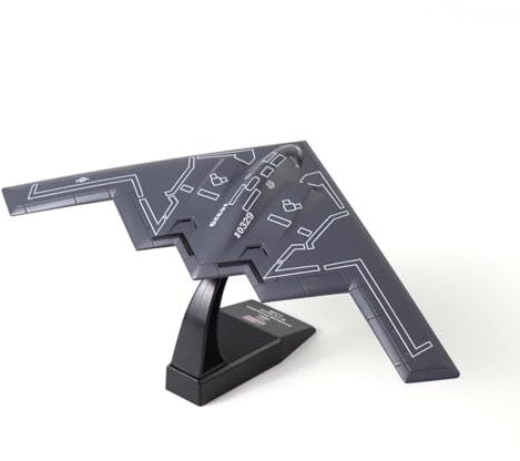 NUOTIE B-2A Spirit 1/200 metallbombermodellsatser med stativ stealth och strategisk bomber formgjuten legering flygplansmodell förbyggd militär flygplanskollektion (USAF Spirit of Missouri)