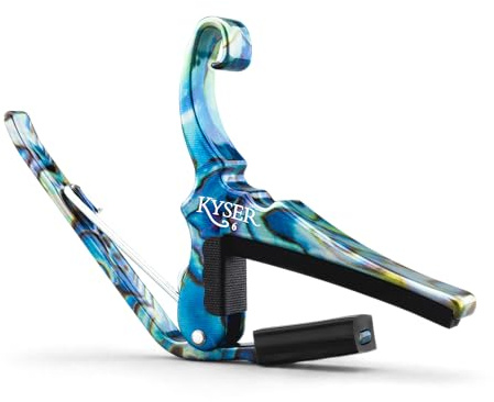 Kyser Quick-Change Capo for 6-string acoustic guitars (Abalone)
