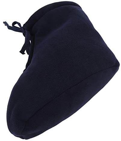 Gips Zehenschutz gepolsterter Zehenschoner für Gipsfuß bei Verstauchungen mit warmen Socken Winter Lanyard Design dunkelblau verdickt