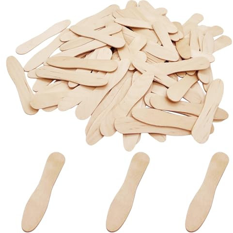 XYSMZM 300 Pcs Wooden Spoons, 3 Inch, Biodegradable, Compostable, Birchwood, Disposable Ice Cream Spoons