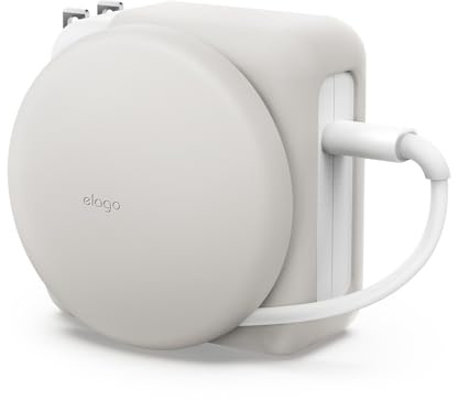 elago Funda de Silicona para Cargador USB-C de 70 W | Compatible con MacBook Pro M3/M4/M5 [14, 2023-2026], Adaptador Protegido contra Arañazos (Piedra)
