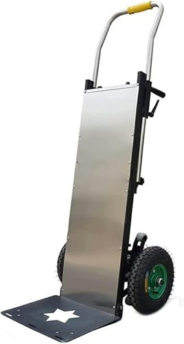 BTURYT Treppensteiger Sackkarre Elektrisch, schwerlast elektrisch Arbeitssparender Handwagen, Treppenauf Und Abstieg Mit 200Kg Last mit 48V/32AH Abnehmbarer Akku~/