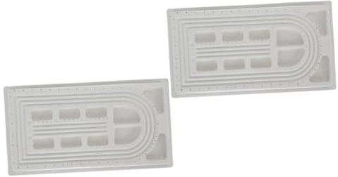 HOODANCOS 2piezas Tablero De Diseño De Abalorios Para Pulseras y Collares Herramienta De Manualidades Para Crear Joyas Únicas y Personalizadas