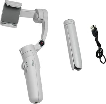 Stabilizzatore telefonico a tre assi, Stabilizzatore telefonico, Protezione intelligente dalle vibrazioni e monitoraggio attivo per la registrazione di video fluidi