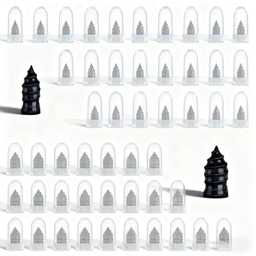 SHENGYIG 50 Clous de Réparation pour Pneus | 25 Longs + 25 Courts, Kit de Réparation Urgence pour Pneus Tubeless, pour Voiture, Moto, Vélo et Scooter